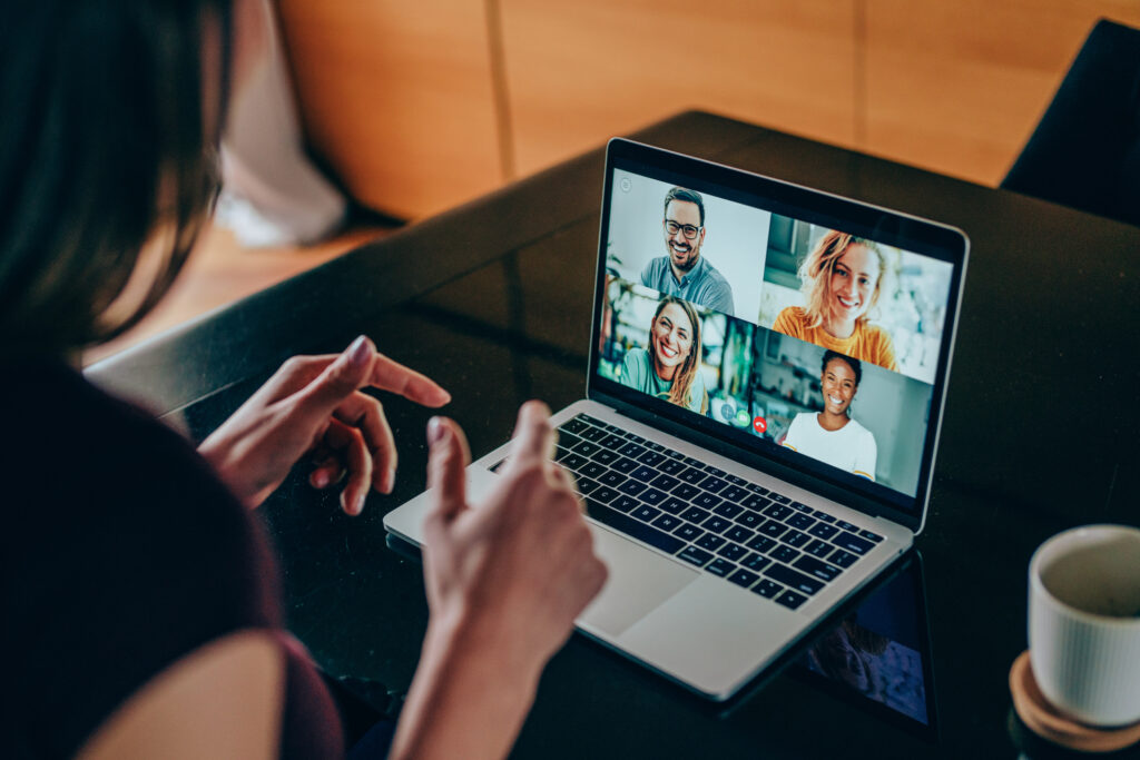 remote collaboration in law firms with video chat