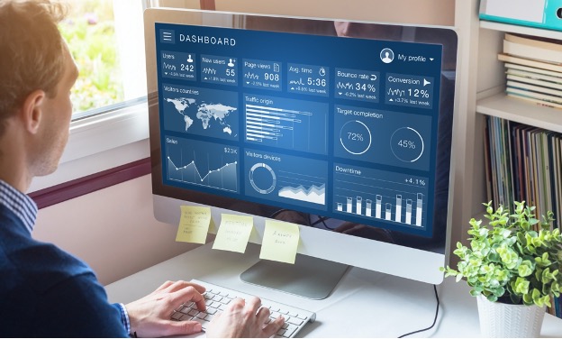 dashboard of data analytics for lawyers